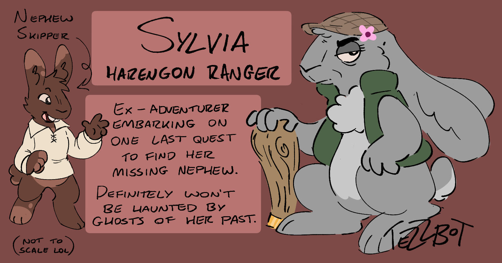 rabbit-folk ranger dnd character rabbit-folk ranger dnd character